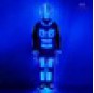 Multicolor change led suit costume for dance with helmet-gloves,shoes cover